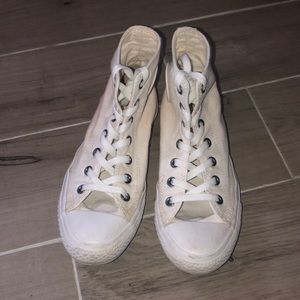 converse white high tops